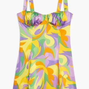 BRAND NEW WeWoreWhat Ruched Cup Princess Saved By The Bell Dress, XL